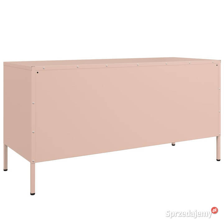Szafka pod telewizor różowa 1005x39x505 stalowa Warszawa