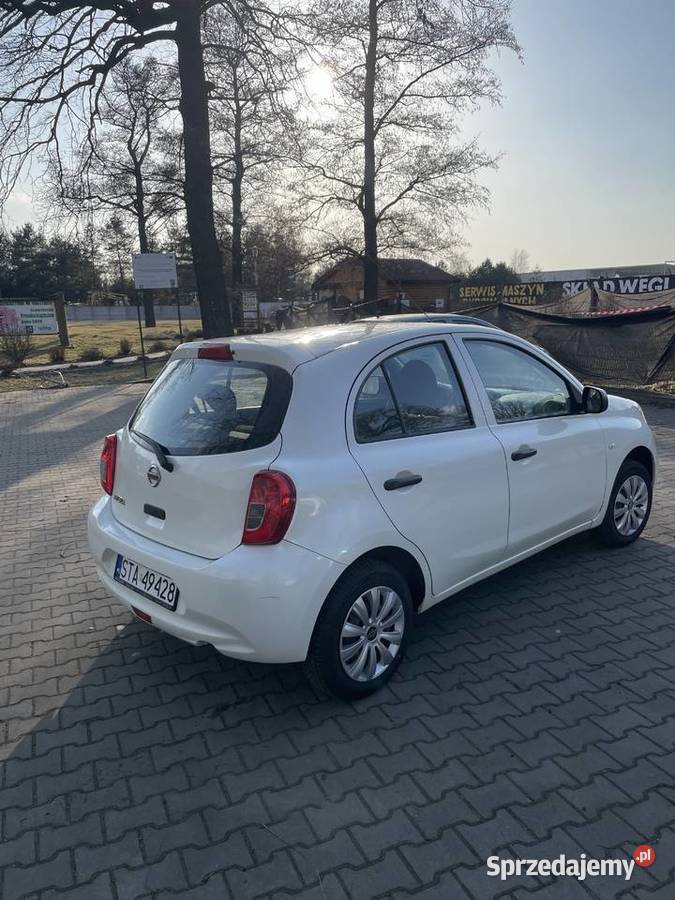Nissan Micra K13 2015 12 Benzyna Biała Kalety