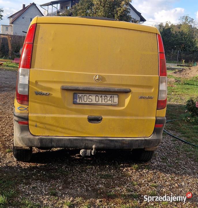 Syndyk sprzeda MercedesBenz Vito 109 CDI 2007 r Rok produkcji 2007