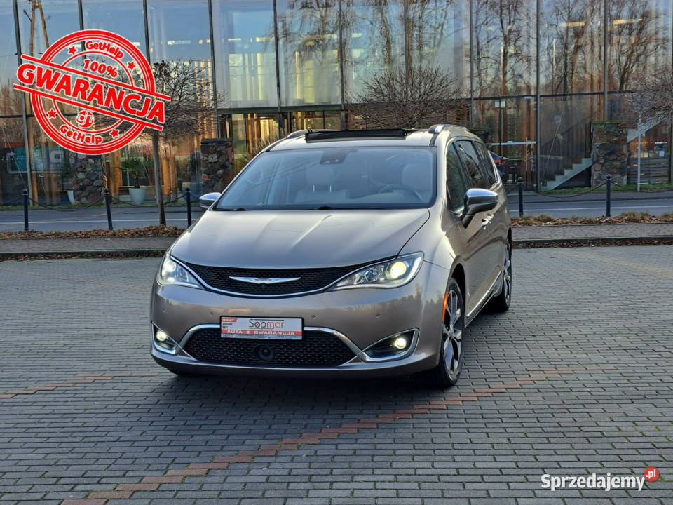 Chrysler Pacifica Limited 36 V6 291 2017r złoty mazowieckie