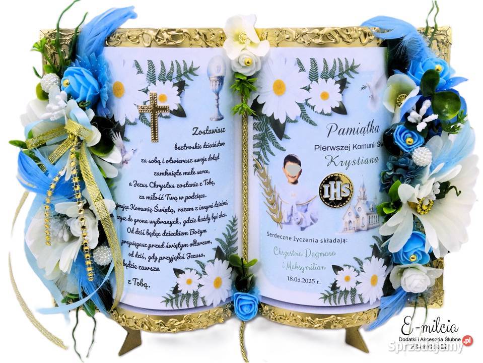 Pamiątka z okazji Pierwszej Komunii Świętej Zielona Góra