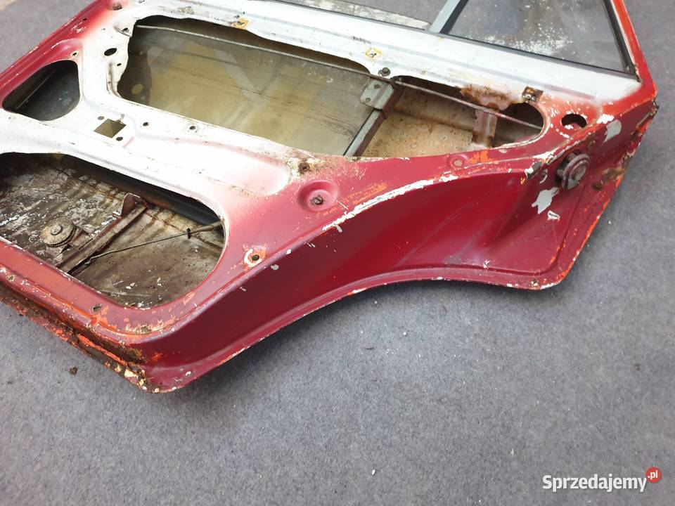 Drzwi tylne Fiat 125p prawe stary typ skalpele Drzwi
