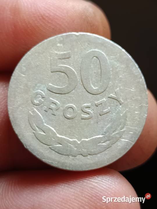 Sprzedam 50 groszy 1957 skretka lekka bvm Chełm