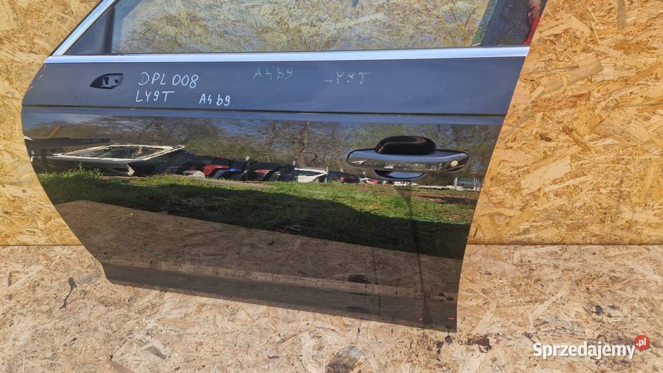 AUDI A4 B9 DRZWI PRZÓD LEWY LEWE KOD LAK LY9T wielkopolskie Słowikowo