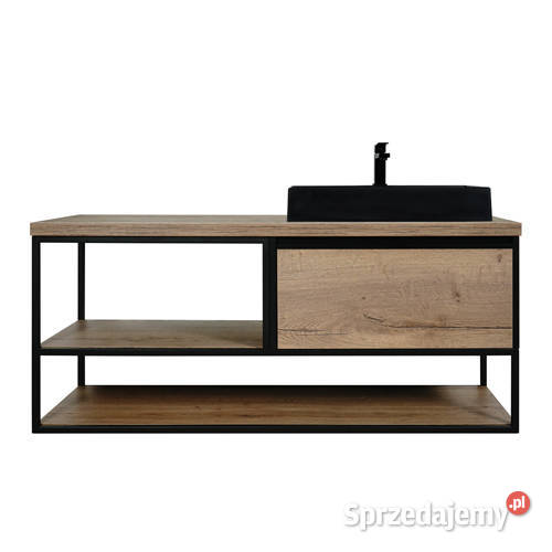 Szafka pod umywalkę 1401s z blatem wisząca loft 140cm Biłgoraj