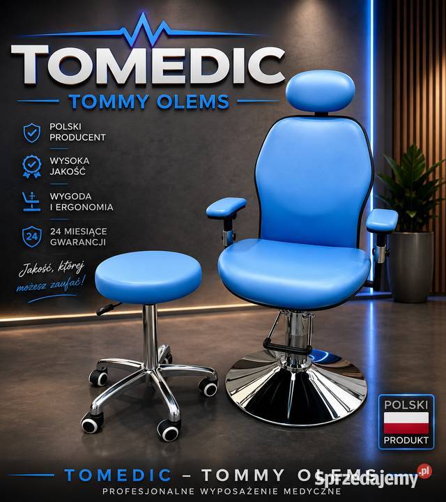 Fotel okulistyczno laryngologiczny TOMEDIC OLEMS łódzkie Łódź