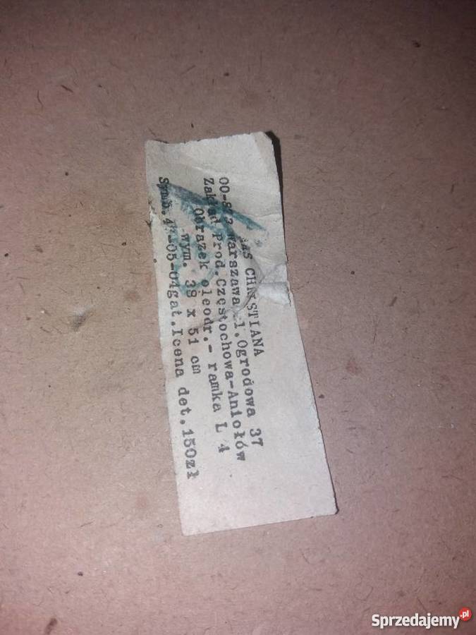 Obraz Matki Boskiej Częstochowskiej Wejherowo sprzedam