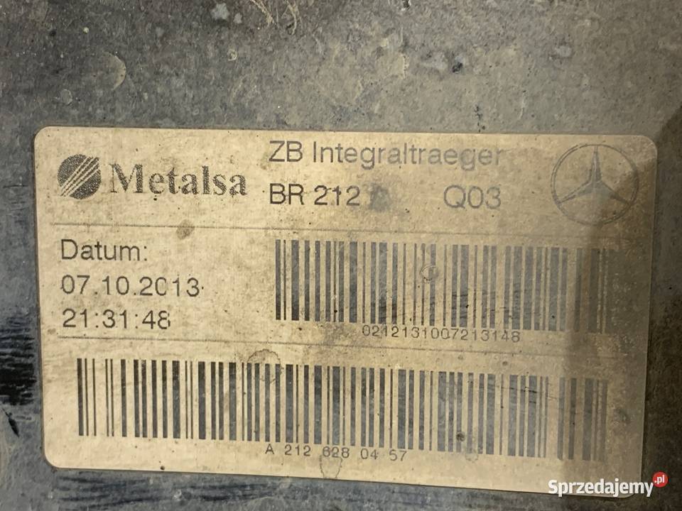 BELKA POD SILNIK MERCEDES W212 21 204