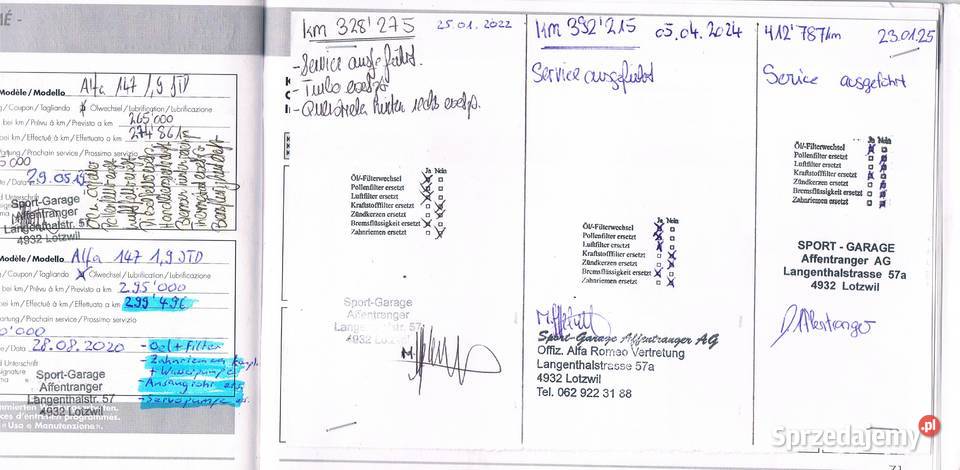 Alfa Romeo 147 19 Ti JTD 16V 150 uszkodzony uszkodzony Szczerbice sprzedam