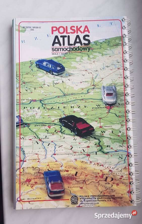 Atlas mapy samochodowe 5 sztuk Zielona Góra