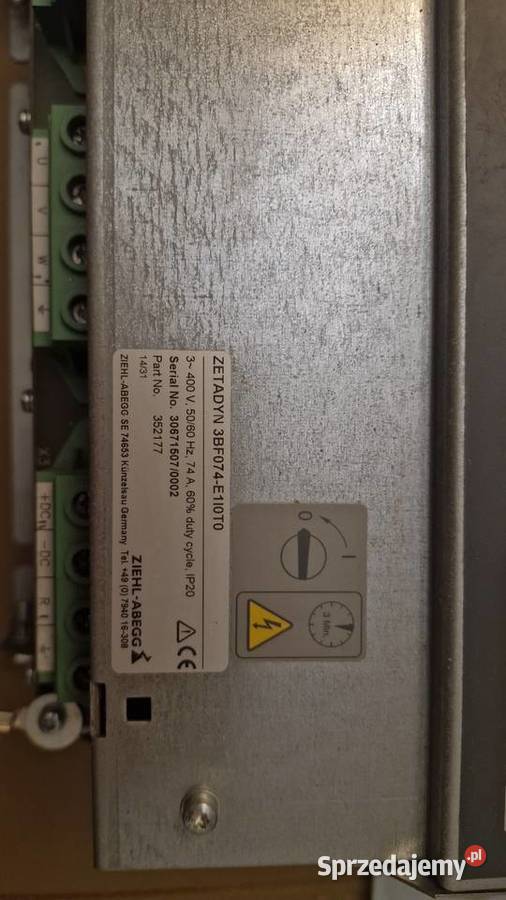 Falownik ZETADYN 3BF074E110TO Poznań sprzedam