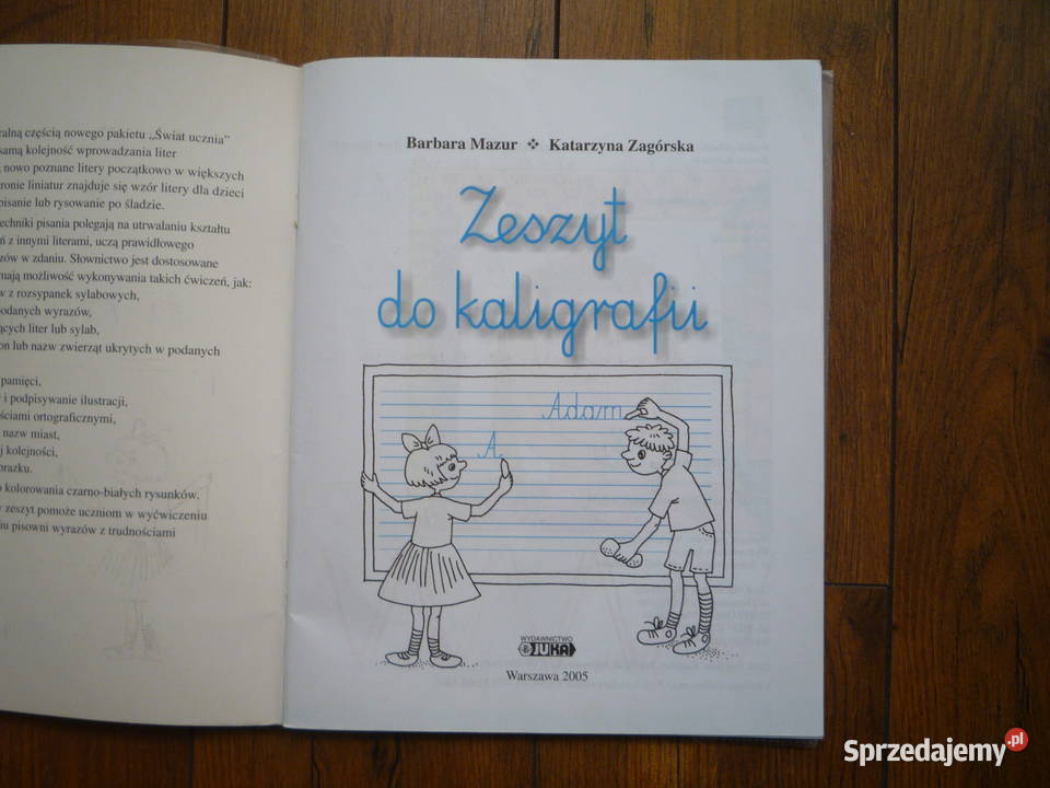 Zeszyt do kaligrafii 1 Świat ucznia Juka Szczecin sprzedam