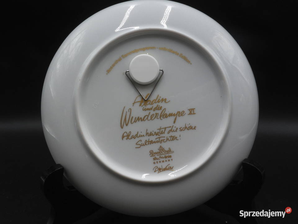 Porcelanowy talerzyk ROSENTHAL BJORN WIINBLAD wielkopolskie Raszków