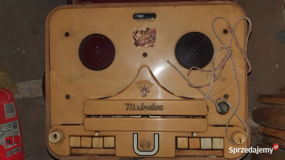Stary Magnetofon Szpulowy Melodia ZRK vintage Warszawa