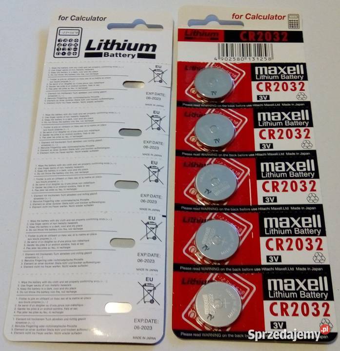 Bateria CR2032 DL2032 3V MAXELL litowa 5 Części i akcesoria Czeladź sprzedam