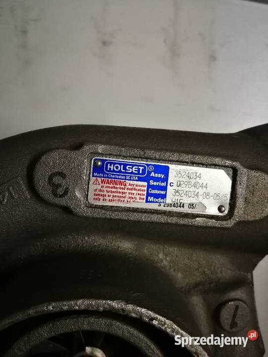 J802303 Turbosprezarka Części zamienne sprzedam