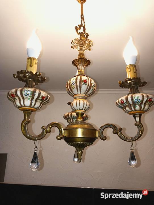 Żyrandol PRL vintage Wrocław