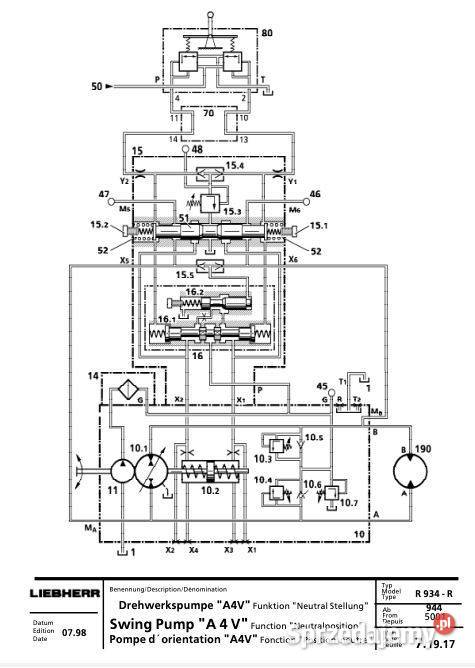 Liebherr R900B R904 R914 R924 instrukcja naprawy motoryzacja, transport świętokrzyskie Kielce