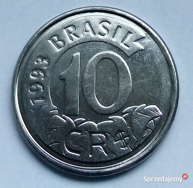 BRAZYLIA10 CRUZE1993 r MRÓWKOJADLADNY Numizmatyka Legionowo