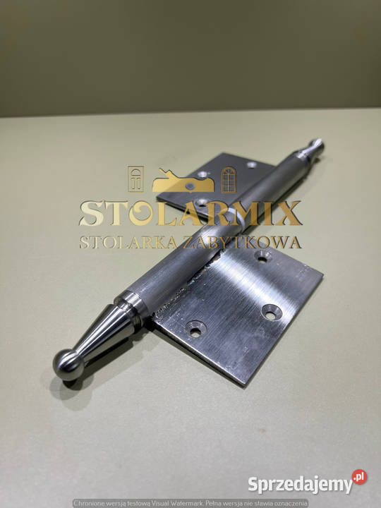 Zawias do starych drzwi bezprzylgowych ZBK 50L Paterek