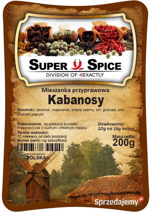 Mieszanka Przyprawowa Super Spice Kabanosy 200g Białystok