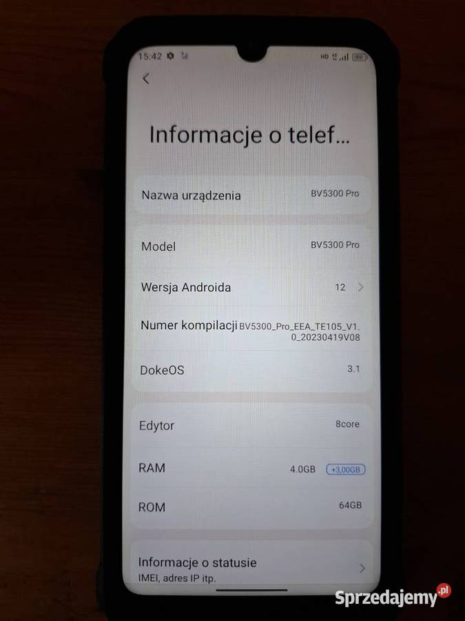 Smartfon telefon Blackview BV5300 PRO 464GB Chojnów sprzedam