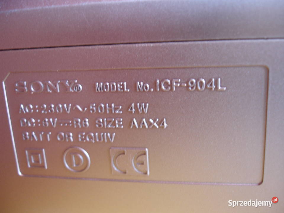 Radio SONY ICF904L
