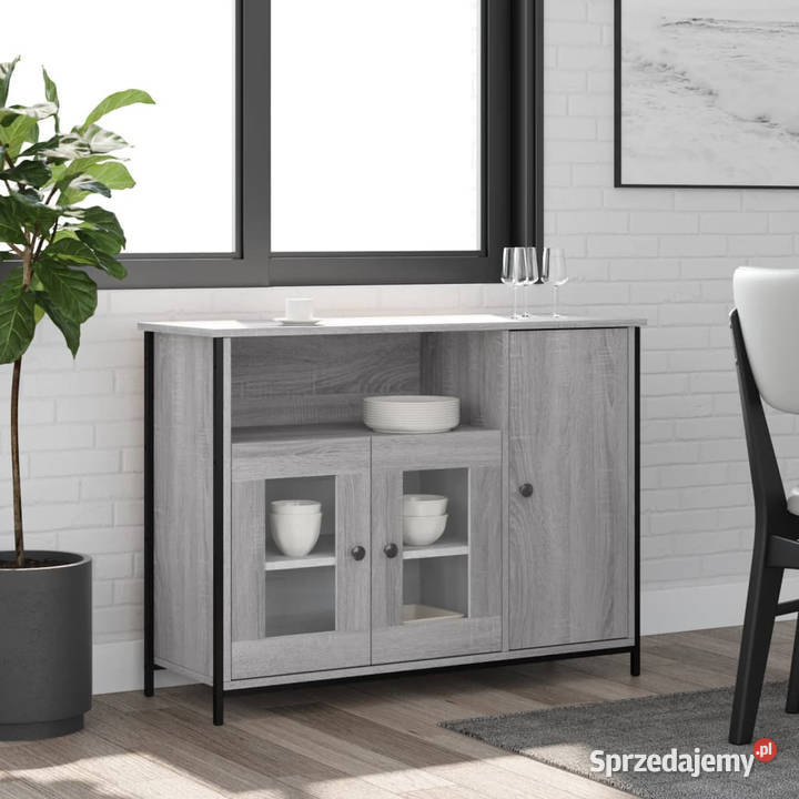 Szafka szary dąb sonoma 100x35x75 materiał Warszawa