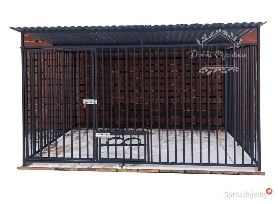 Kojec Psów 3x25m Drewniana podłoga Uchwyt na Zgorzelec