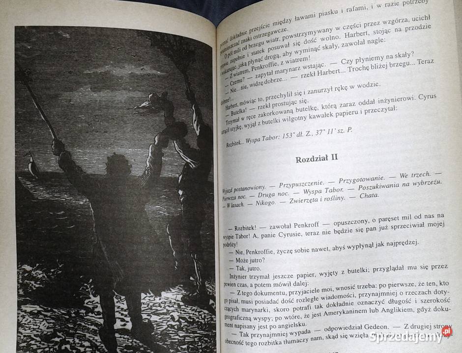 Tajemnicza wyspa Tom 1 i 2 Juliusz Verne lubelskie Chełm sprzedam