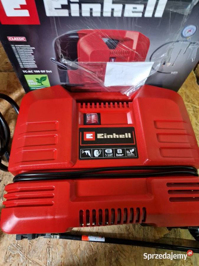 Kompresor bezolejowy Einhell TCAC 190 1 l 8 bar Elektryczne Głogowa