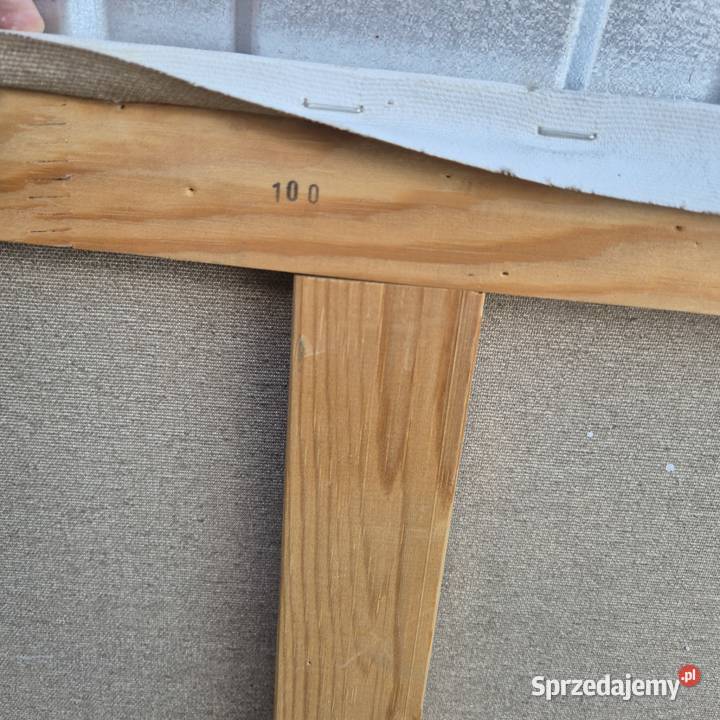 Dwa duże blejtramy 140x80 i 130x100 2 sztuki Malarstwo małopolskie