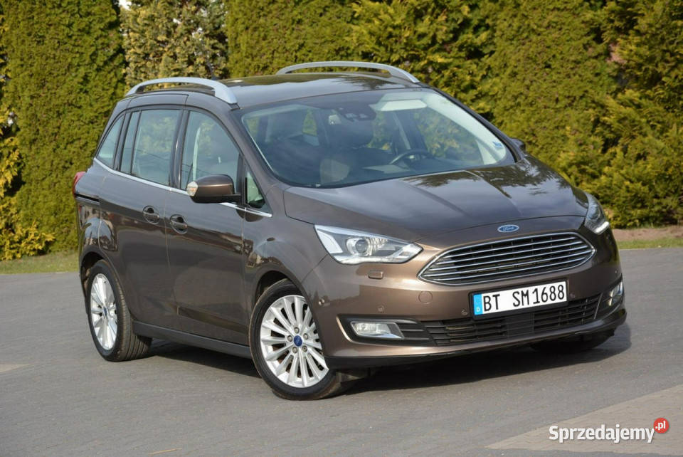 Ford Grand C Lift Tfoteli Radar ACC Xenon LED ABS Grand C-MAX Ostrów Mazowiecka