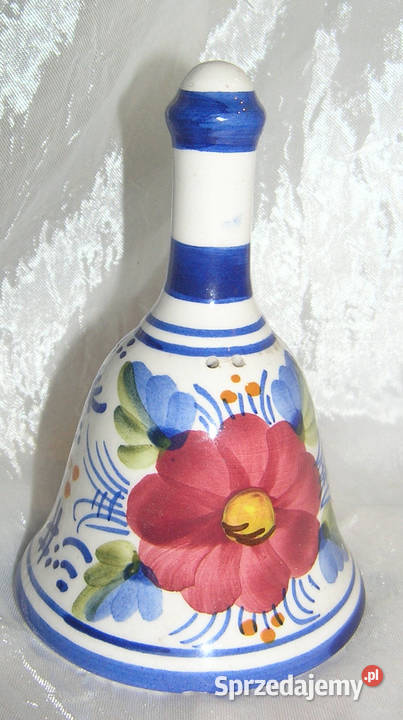 dzwonek vintage fajans WłocławekDd