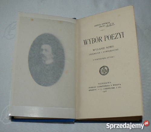 Unikat OrOt Wybór poezyj z 1908 r mazowieckie Warszawa sprzedam