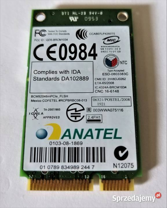 KARTA BLUETOOTH BROADCOM U40Z012 Kraków