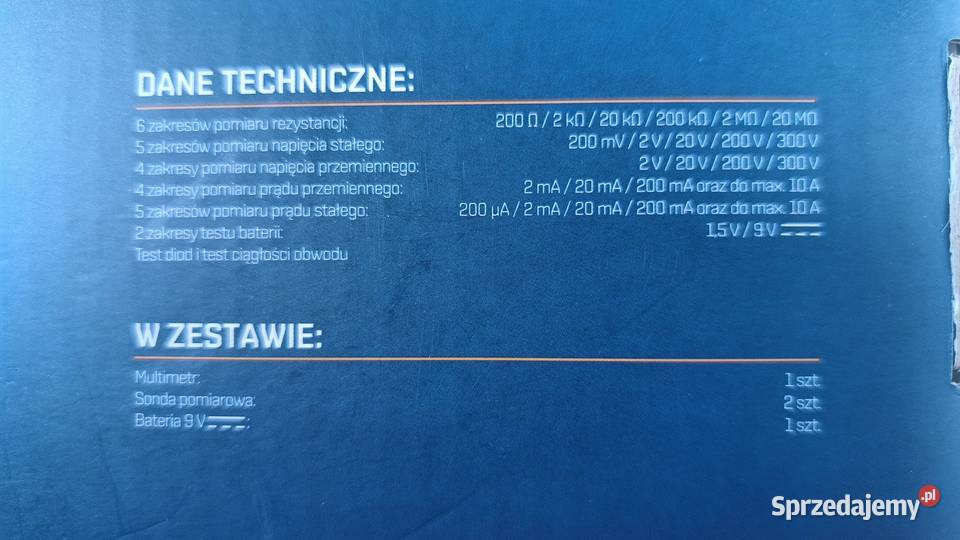 Multimetr uniwersalny NITEO śląskie Katowice