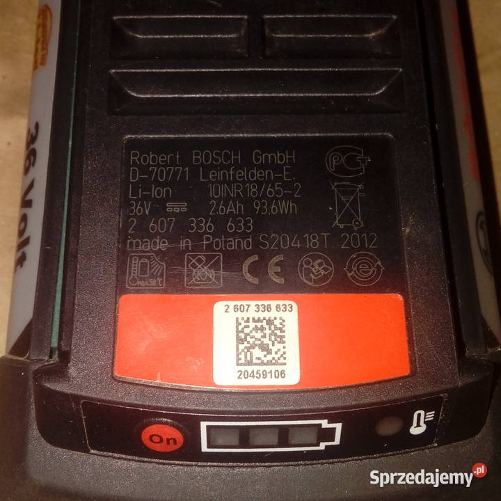Akumulator Liion Bosch 36V 26Ah 2 sztuki sprzedam