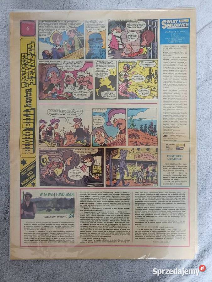 Świat Młodych 291988 numer z rysunkiem Szarloty Gdynia