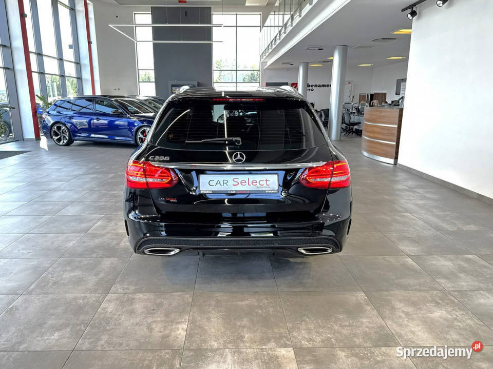 Mercedes C 200 T 20 184 automat 2018 r salon fa aluminiowe felgi Myślenice
