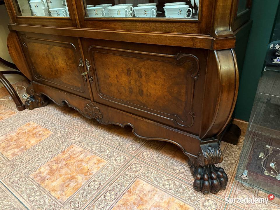 Stara serwantka witryna Antyki, Sztuka, Kolekcje Bielsko-Biała