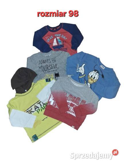Bluzki z długim rękawem chłopca rozmiar 98 Dla Dziecka