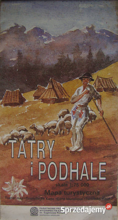 Mapy turystyczne Tatr Podhala i Zakopanego Limanowa