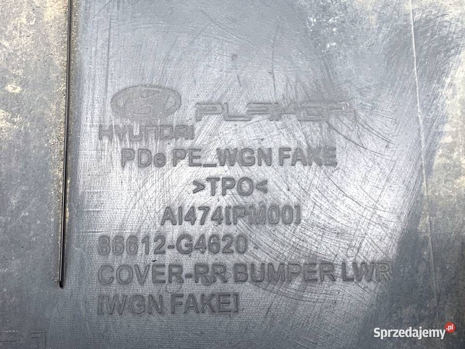 SPOILER DOKŁADKA ZDERZAKA TYŁ HYUNDAI i30 Kombi