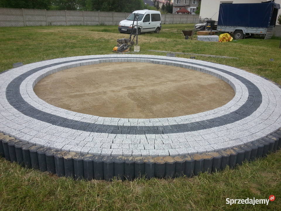 układanie kostki brukowej Budownictwo i akcesoria Ostrołęka sprzedam