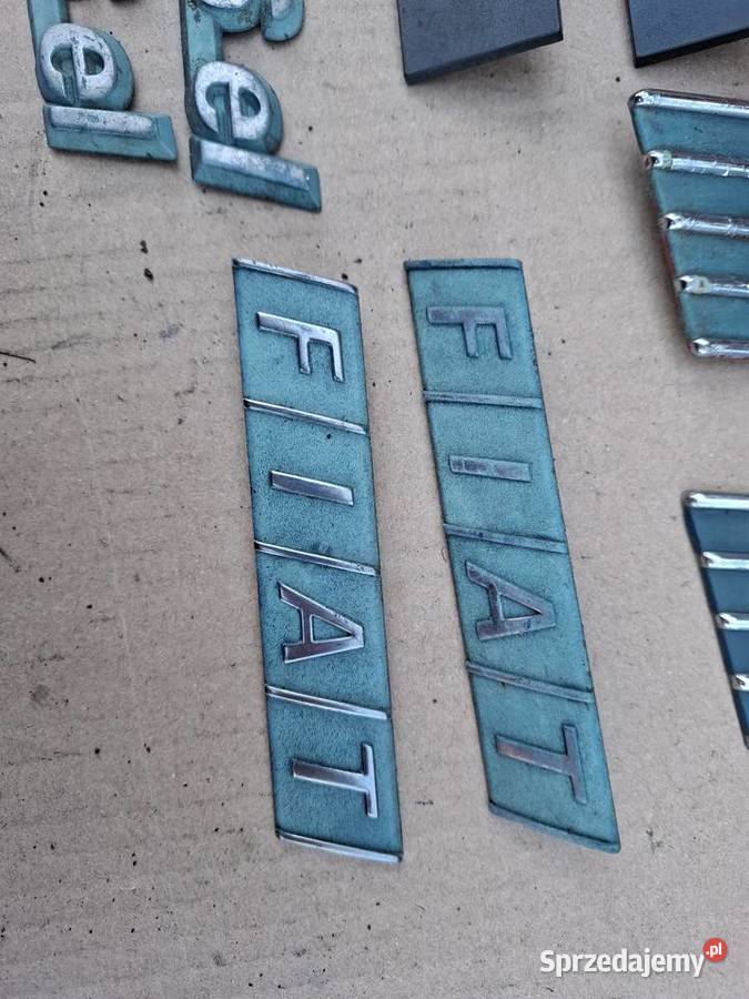 Emblemat znaczek logo Fiat 126p Maluch opolskie Strzelce Opolskie sprzedam