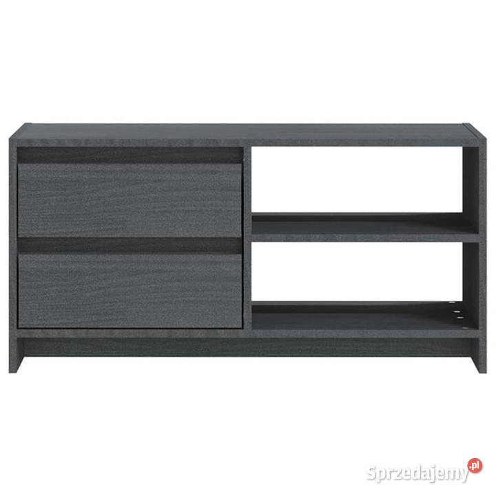 Szafka pod telewizor szara 80x31x39 lite drewno Warszawa