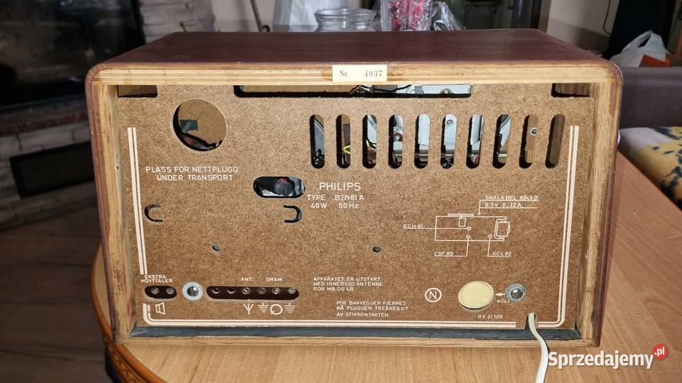 Radio Lampowe Philips Polka 2 B2N81A 1958 nowe Audio Warta