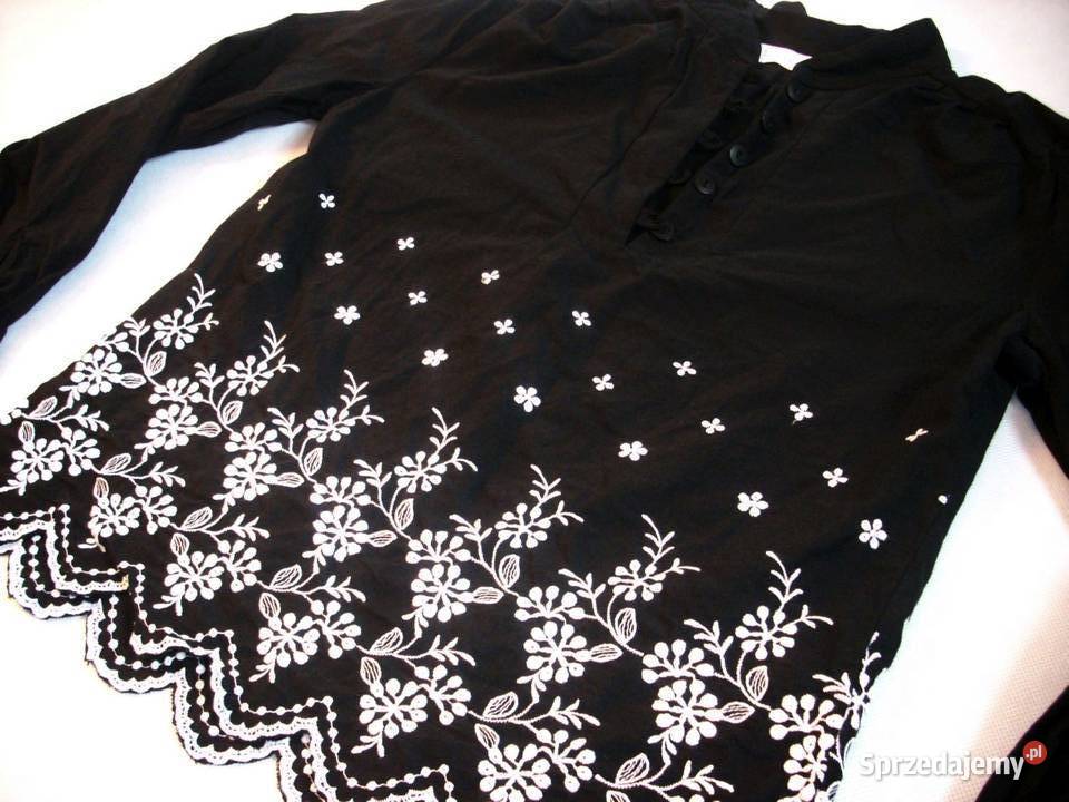 Haftowana Koszula Bawełna 34 36 XS S Nowy Sącz
