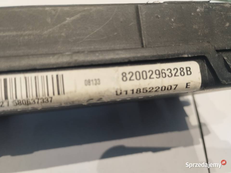 Moduł Sterownik Dacia 8200296328B U118522007 E dolnośląskie Wałbrzych